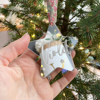 Personalised Name Christmas Tree Decoration, 3 of 6