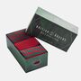 Men's Three Sock Gift Box Forest And Red, thumbnail 1 of 5