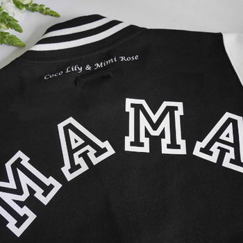 Personalised Mama Varsity Jacket, 3 of 4