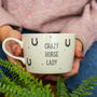 Crazy Horse Lady Handmade Mug, thumbnail 1 of 6