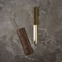 Debonaire Letter Opener With Leather Sleeve, thumbnail 3 of 4