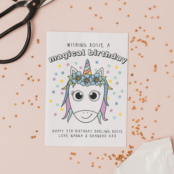 Build Your Own Unicorn Letterbox Birthday Gift, 4 of 11