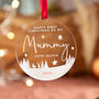 Personalised First Christmas As My Mummy Bauble Keepsake, thumbnail 5 of 6