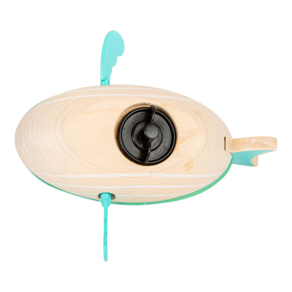 Wooden Wind Up Whale Bath Toy By Little Baby Company