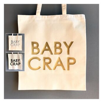 Baby Crap Tote Bag, 3 of 5