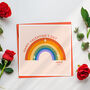 Personalised Rainbow Valentine's Card, thumbnail 6 of 9