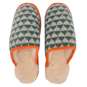 Lambswool And Sheepskin Men's Slippers, 6 of 12