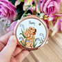 Illustrated Dog Rose Gold Compact Mirror, thumbnail 7 of 8