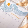 Academic Year Calendar 2023 24 | Tidal Waves | A4, thumbnail 2 of 5