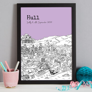 Personalised Hull Print, 4 of 9