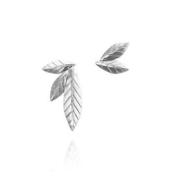 Mismatched Leaf Earrings, 6 of 10