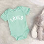 Loved Valentines Babygrow, thumbnail 6 of 10