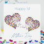 First Mother's Day Butterfly Hearts Butterflies Card, thumbnail 1 of 11