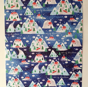 Little Christmas Scene Wrapping Paper, 10 of 10