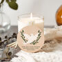 Personalised White Dove Christmas Scented Candle, thumbnail 1 of 10