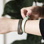 Personalised Don't Give Up Leather Bracelet, thumbnail 2 of 4