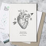 Personalised Anatomical Love Heart Print, thumbnail 2 of 4