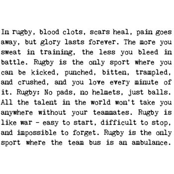Rugby Fanatic Birthday Card, 2 of 5
