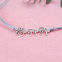 Strong Girls Club Pink Bow Bracelet, thumbnail 7 of 8