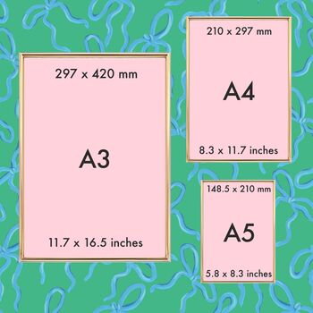 Cat Women Bow's Catsuit Art Print, 2 of 2