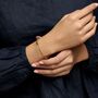 Organic Flow Gold Vermeil Bangle, thumbnail 2 of 7