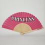 Handheld Princess Folding Fan, thumbnail 2 of 3
