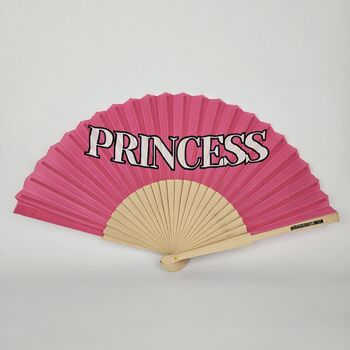 Handheld Princess Folding Fan, 2 of 3