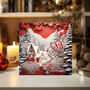 Heavenly Christmas Butterfly Snowy Christmas Home Card, thumbnail 1 of 12