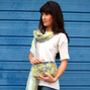Lemon Skies Silk Clutch Bag, thumbnail 3 of 3