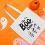 Personalised Halloween Tote Bag Trick Or Treat Gift, thumbnail 1 of 3