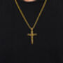 Crucifix Pendant Gold, thumbnail 3 of 3