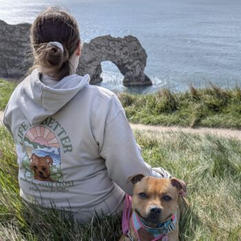 Personalised Beachy Life Is Better Dog Lover Hoody, 3 of 12
