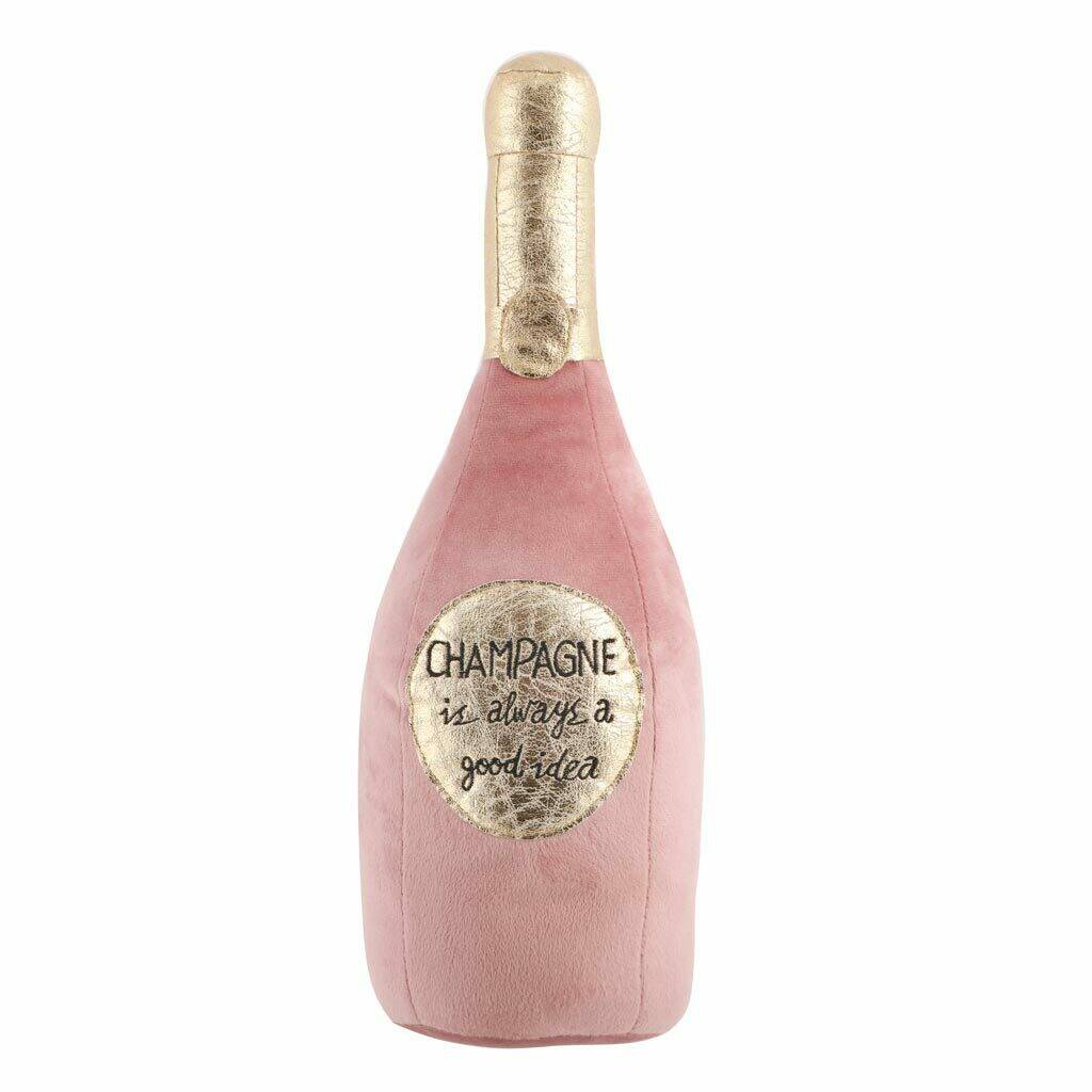 pink velvet champagne door stop by dibor