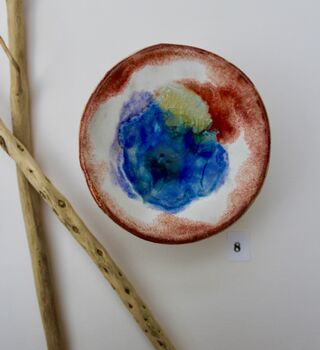 Recycled Glass Decorative Ceramic Bowl, 9 of 10