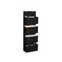 Black Over The Door Storage Organiser For Space Saving, thumbnail 4 of 6