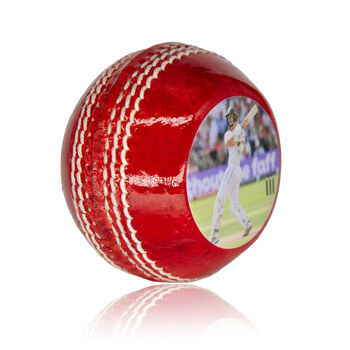 Personalised Cricket Ball Photo Printed, 3 of 9