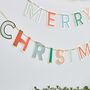 Colourful Merry Christmas Banner, thumbnail 3 of 3