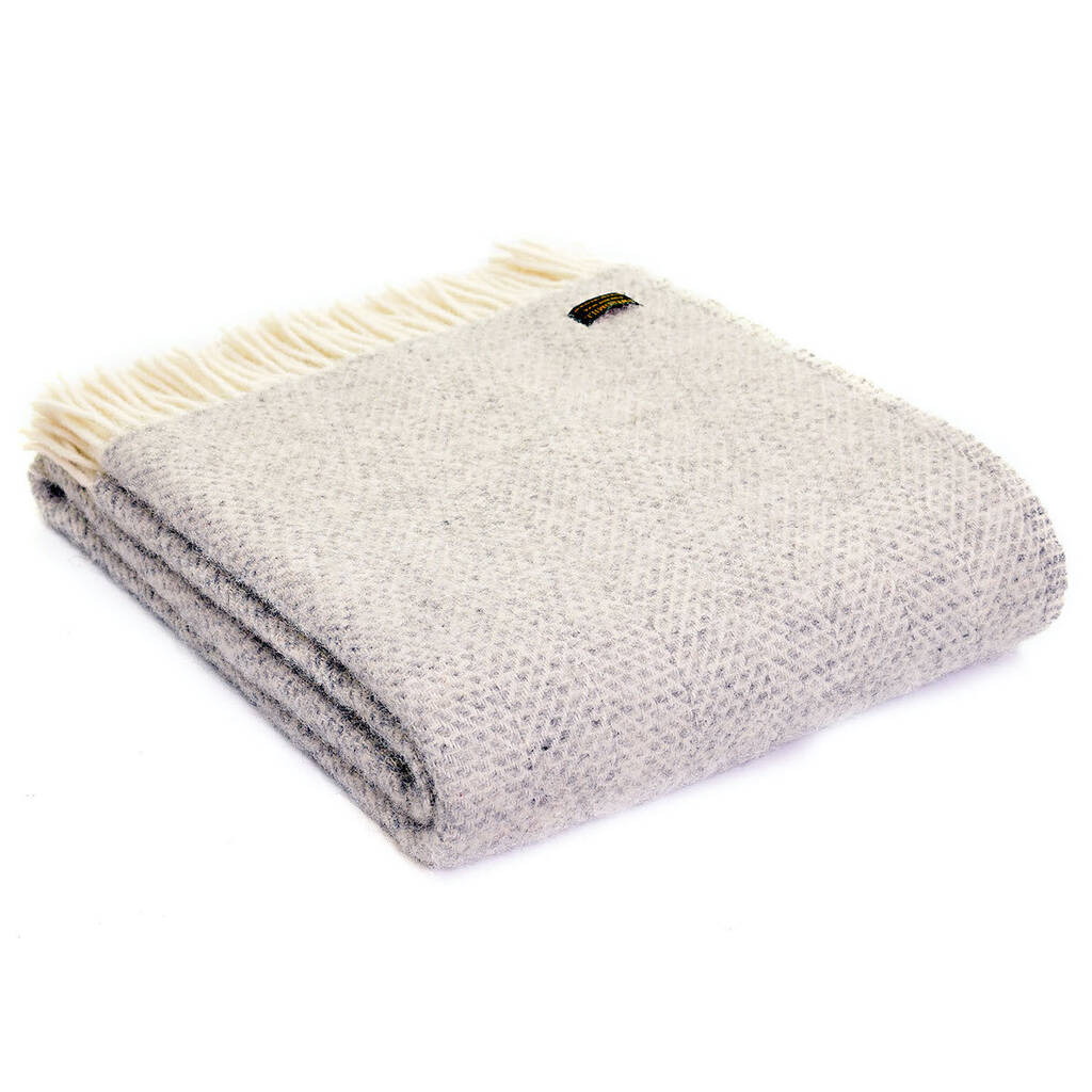 Beehive Wool Throw In Various Colours By Idyll Home ...