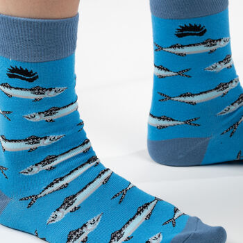 Bamboo Socks | Mackerel Socks | Fish Socks | Gift Idea, 3 of 3