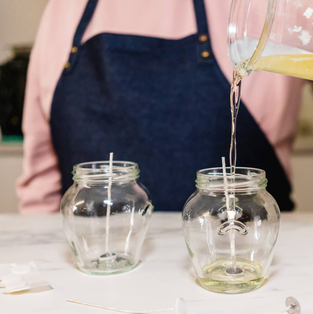 Chocolate And Hazelnut Soy Jar Candle By Chalk And Cheese Candles And