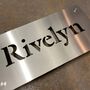 Stainless Steel House Name Sign, thumbnail 2 of 12
