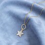 Sparkle Star Circle Charm Necklace, thumbnail 7 of 9