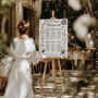 Personalised Hand Drawn Disco Ball Seating Chart, thumbnail 1 of 2