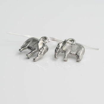 Elephant Drop Earrings, 2 of 4