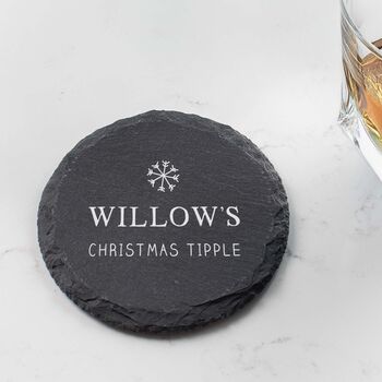 Personalised Christmas Coaster For Her, 7 of 8