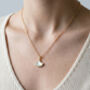 Gingko 18 K Gold Plated Shell Pendant Necklace, thumbnail 5 of 5