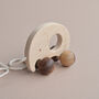 Personalised Push And Pull Elephant Wooden Toy, thumbnail 3 of 3