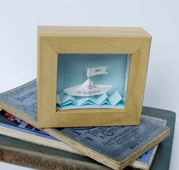 Little Personalised Paper Boat Artwork, 2 of 8