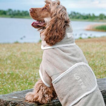 Personalised Luxury Dog Drying Coat, 5 of 11