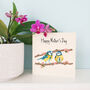 Personalised Blue Tit Mother's Day Card, thumbnail 1 of 6